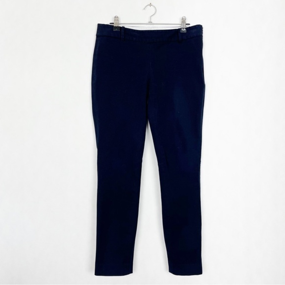 Aritzia Babaton Slim Navy Cropped Pants Size 6 - Picture 4 of 11